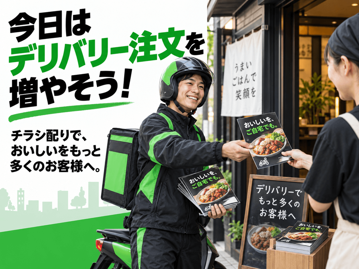 デリバリーを増やしたい